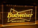FREE Budweiser King of Beer (2) LED Sign - Yellow - TheLedHeroes