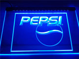 FREE Pepsi Cola Logo Drink Decor LED Sign - Blue - TheLedHeroes