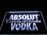 Absolut Vodka Country of Sweden LED Sign - White - TheLedHeroes