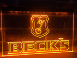Beck's LED Neon Sign USB - Orange - TheLedHeroes