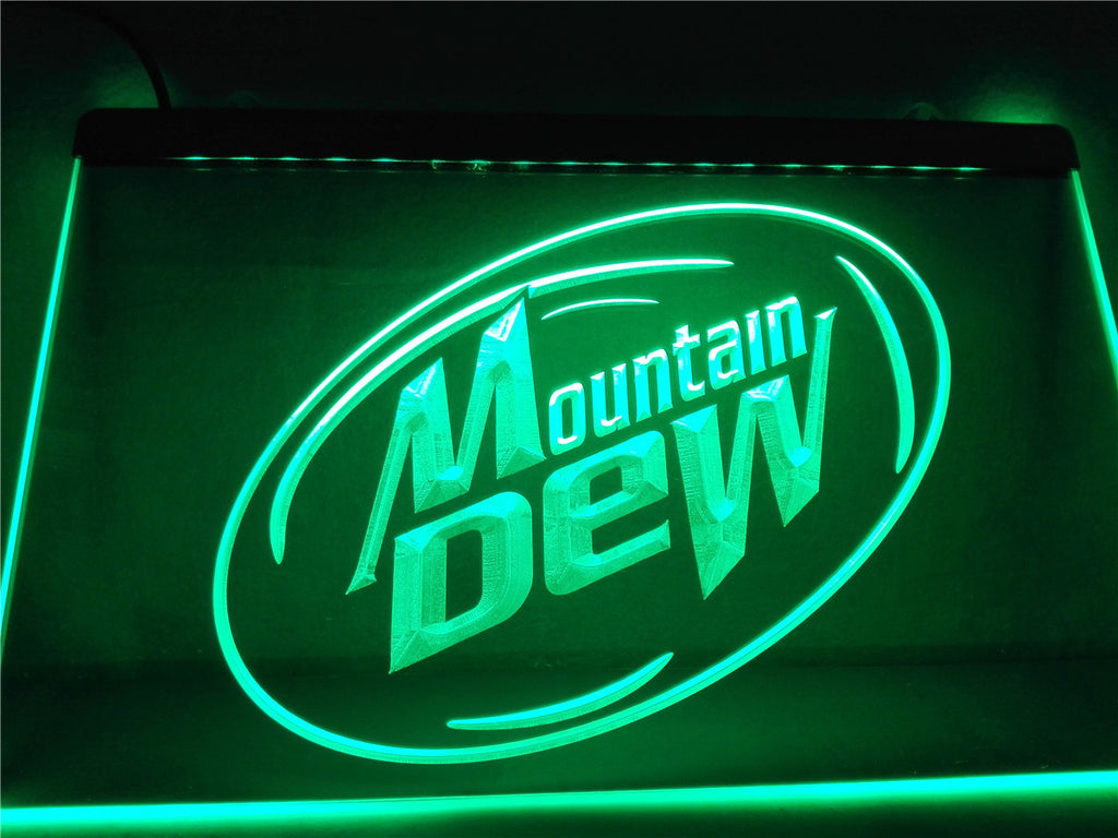 Mountain Dew Energy Drink Sport LED Sign - Green - TheLedHeroes