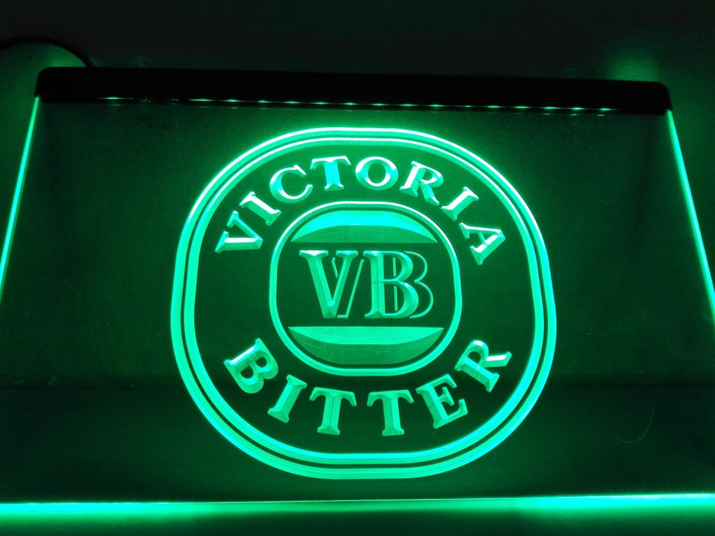 FREE Victoria Bitter Beer LED Sign - Green - TheLedHeroes