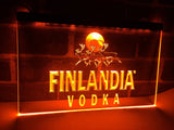 Finlandia Vodka LED Neon Sign Electrical - Orange - TheLedHeroes
