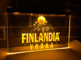 Finlandia Vodka LED Neon Sign USB - Yellow - TheLedHeroes