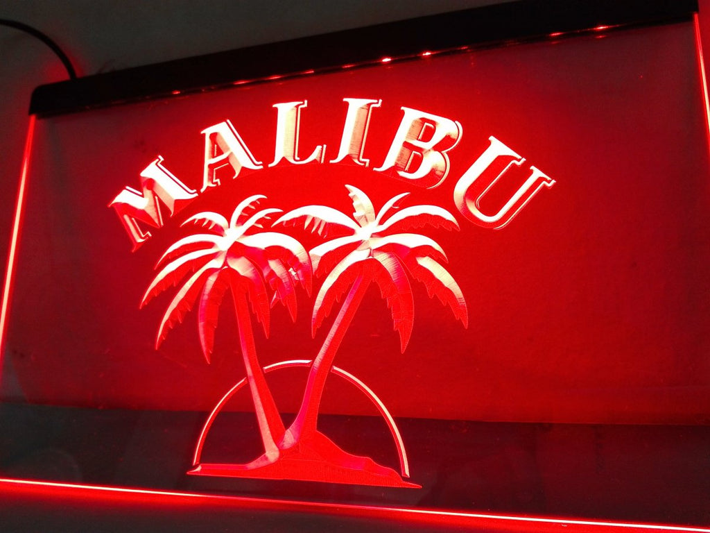 Malibu  LED Neon Sign USB - Red - TheLedHeroes