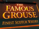 The Famous Grouse LED Neon Sign USB - Orange - TheLedHeroes
