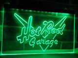 Hot Rod Garage LED Neon Sign USB - Green - TheLedHeroes