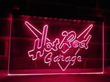 FREE Hot Rod Garage LED Sign - Purple - TheLedHeroes