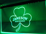 Jameson Whiskey Shamrock LED Sign - Green - TheLedHeroes