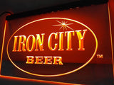Iron City Beer LED Neon Sign USB - Orange - TheLedHeroes