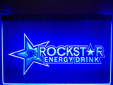 FREE Rockstar Energy Drink LED Sign - Blue - TheLedHeroes