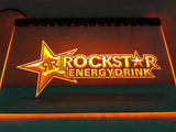 Rockstar Energy Drink LED Neon Sign Electrical - Orange - TheLedHeroes