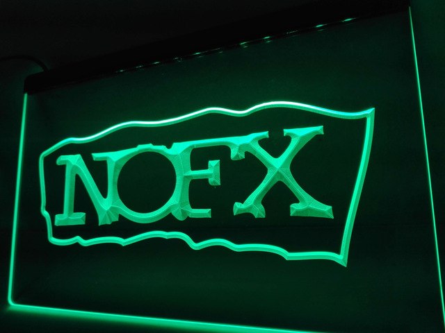 FREE NOFX LED Sign - Green - TheLedHeroes