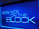 New Kids On the Block LED Neon Sign Electrical - Blue - TheLedHeroes