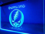 Grateful Dead LED Neon Sign USB - Blue - TheLedHeroes