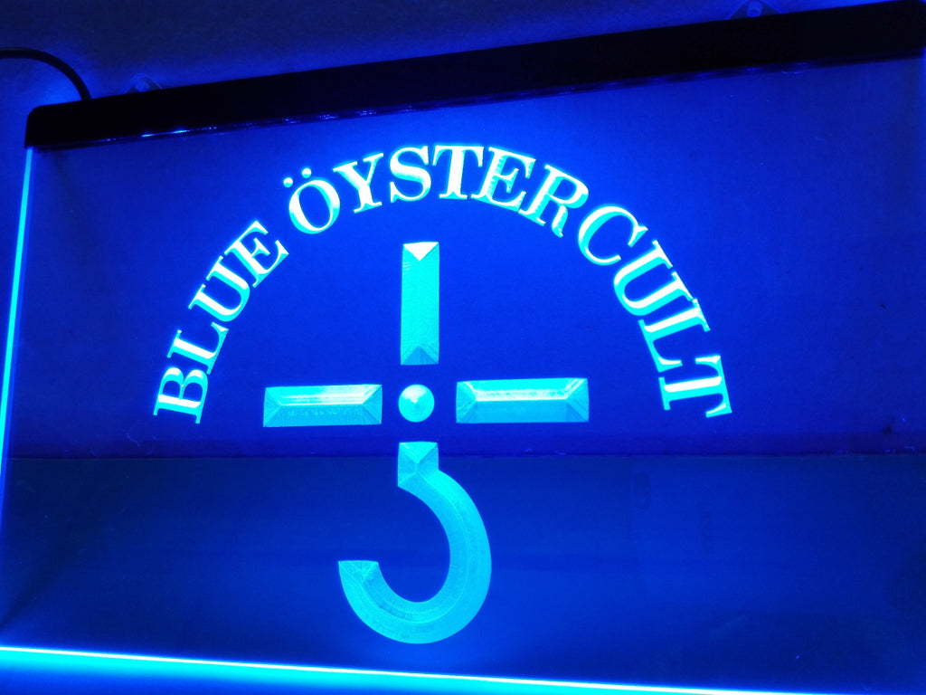 FREE Blue Oyster Cult LED Sign - Blue - TheLedHeroes