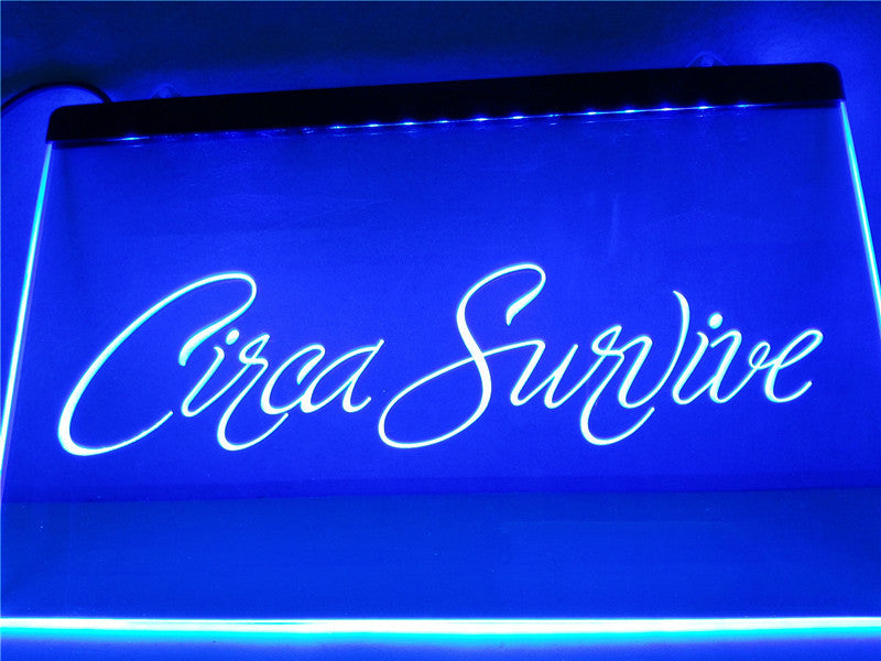 Circa Survive LED Sign - Blue - TheLedHeroes