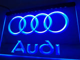 Audi LED Neon Sign USB - Blue - TheLedHeroes