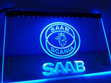SAAB LED Neon Sign USB - Blue - TheLedHeroes