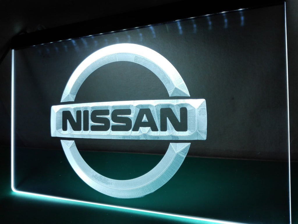 Nissan LED Neon Sign USB - White - TheLedHeroes