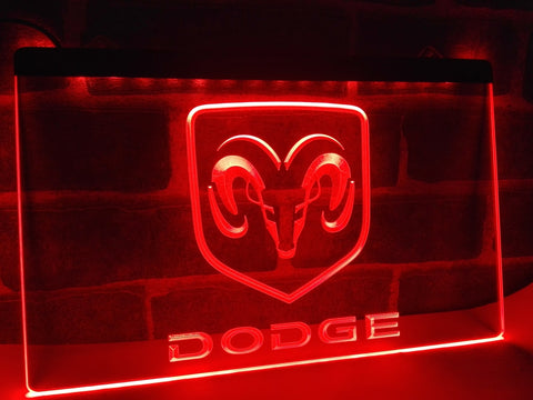 Dodge LED Sign - Red - TheLedHeroes