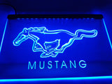 FREE Ford Mustang LED Sign - Blue - TheLedHeroes