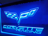FREE Chevrolet Corvette Racing LED Sign - Blue - TheLedHeroes