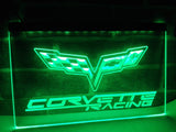 Chevrolet Corvette Racing LED Neon Sign USB - Green - TheLedHeroes