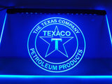 TEXACO PORCELAIN GAS PUMP Bar LED Neon Sign USB -  - TheLedHeroes