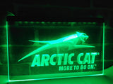 Arctic Cat Snowmobiles Logo LED Neon Sign USB - Green - TheLedHeroes