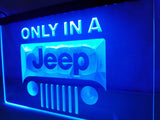 FREE Jeep only in LED Sign - Blue - TheLedHeroes