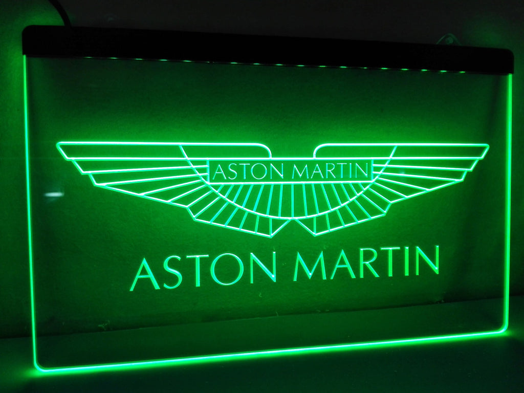 Aston Martin LED Sign - Green - TheLedHeroes