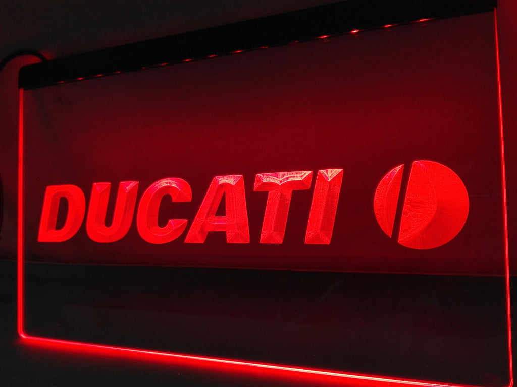 FREE Ducati LED Sign - Red - TheLedHeroes