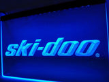 ski-doo Snowmobiles LED Neon Sign USB - Blue - TheLedHeroes