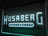 Husaberg Motorcycle Bike LED Neon Sign USB - White - TheLedHeroes