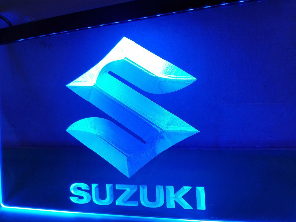 Suzuki Car LED Neon Sign Electrical - Blue - TheLedHeroes