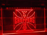 West Coast Choppers Bike Logo LED Neon Sign USB - Red - TheLedHeroes