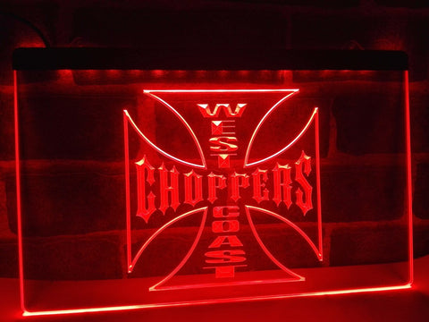 West Coast Choppers Bike Logo LED Neon Sign USB -  - TheLedHeroes