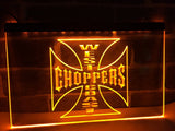 West Coast Choppers Bike Logo LED Neon Sign USB - Orange - TheLedHeroes