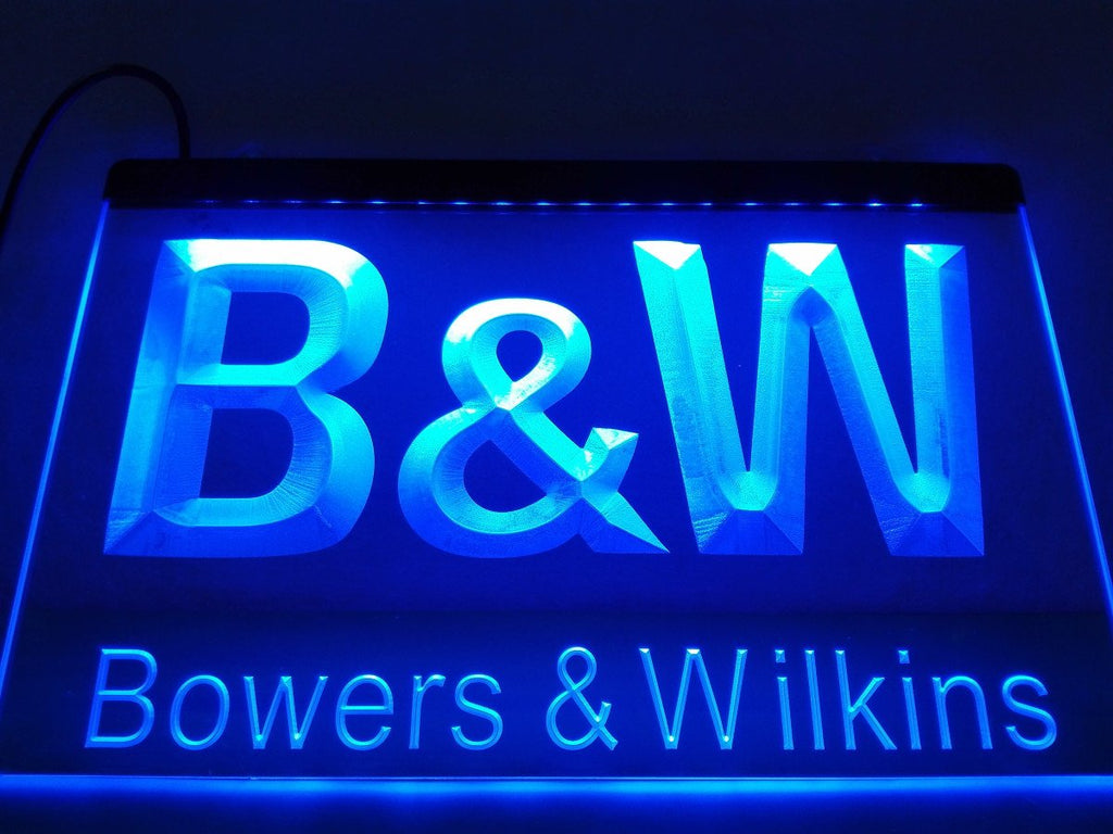 Bowers & Wilkins LED Neon Sign USB - Blue - TheLedHeroes
