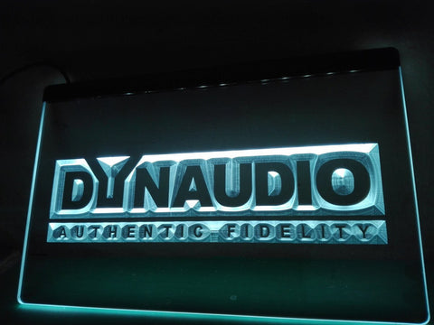 Dynaudio Home Theater Audio LED Neon Sign USB - White - TheLedHeroes