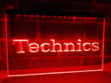 Technics Turntables DJ Music NEW LED Neon Sign Electrical - Red - TheLedHeroes