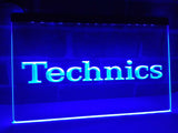 FREE Technics Turntables DJ Music NEW LED Sign - Blue - TheLedHeroes
