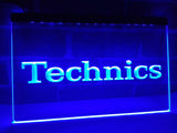 Technics Turntables DJ Music NEW LED Neon Sign Electrical - Blue - TheLedHeroes