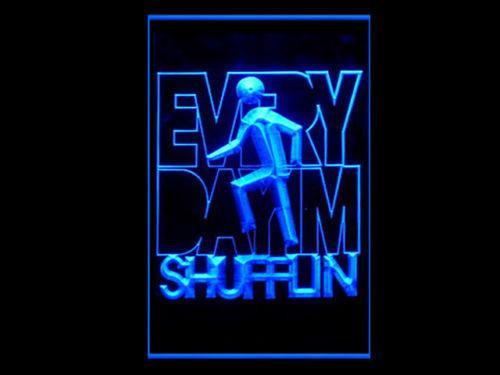 LMFAO Everyday I'm Shuffling LED Neon Sign Electrical LED Neon Sign Electrical - Blue - TheLedHeroes