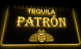 Tequila Patron LED Neon Sign Electrical - Yellow - TheLedHeroes