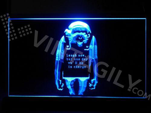 Laugh Now Graffiti Stencil LED Neon Sign Electrical -  - TheLedHeroes