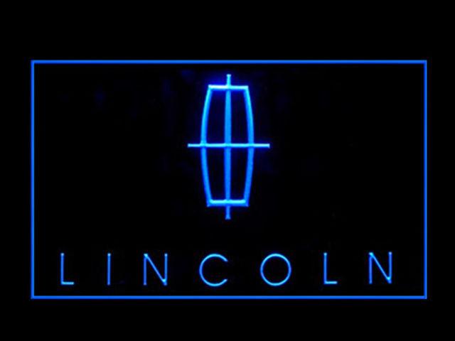 Lincoln Motors LED Neon Sign USB - Blue - TheLedHeroes