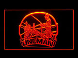 Lineman LED Sign - Red - TheLedHeroes