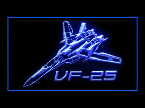 Macross VF25 LED Neon Sign USB - Blue - TheLedHeroes